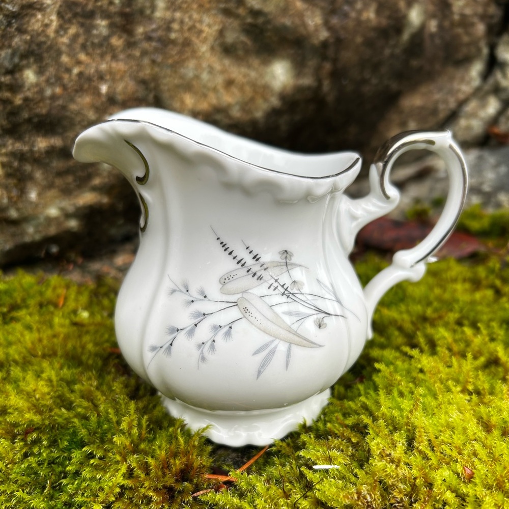 Antique Edelstein Floral Ceramic Creamer. EUC Made in Bavaria